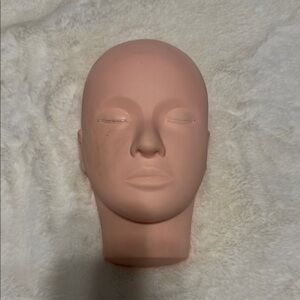 Pink Mannequin Head